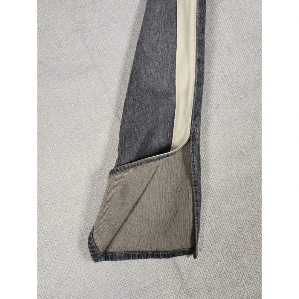 BLANKNYC The Cooper Long‎ Slim Straight Jeans Dark Wash Size 31 with Side Stripe